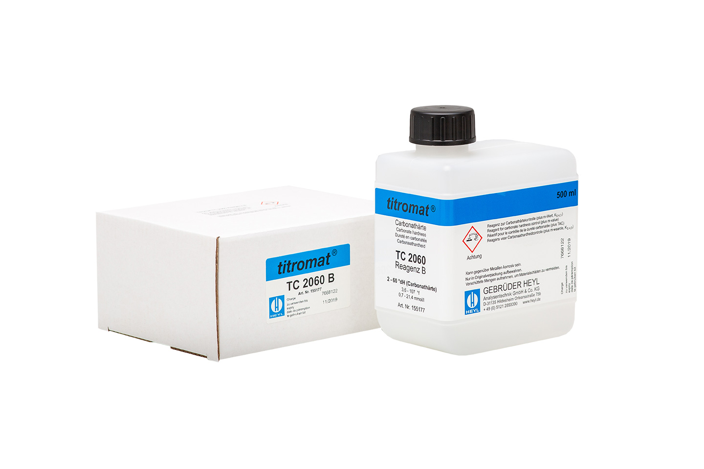 Titromat® TC 2060 Reagent B 500 ml TC 2060 Reagenz B 500 ml, Titromat Reagenz B zur Wasserhärtebestimmung