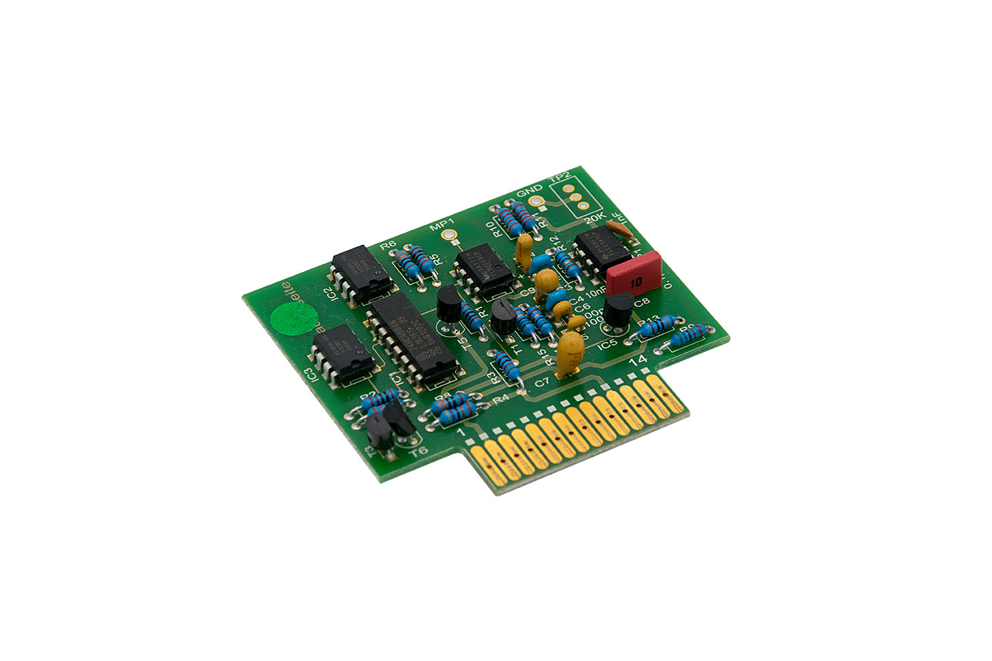 SE-T2000(6) Plug-in board, driver/receiver, front view