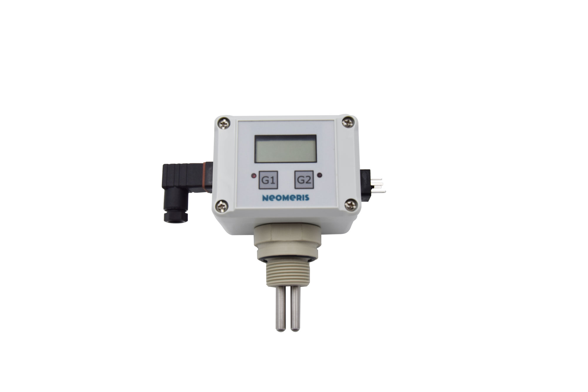 N-LF100R conductivity meter with relay output 0-100 µS - integrated 3/4" screw-in measuring cell