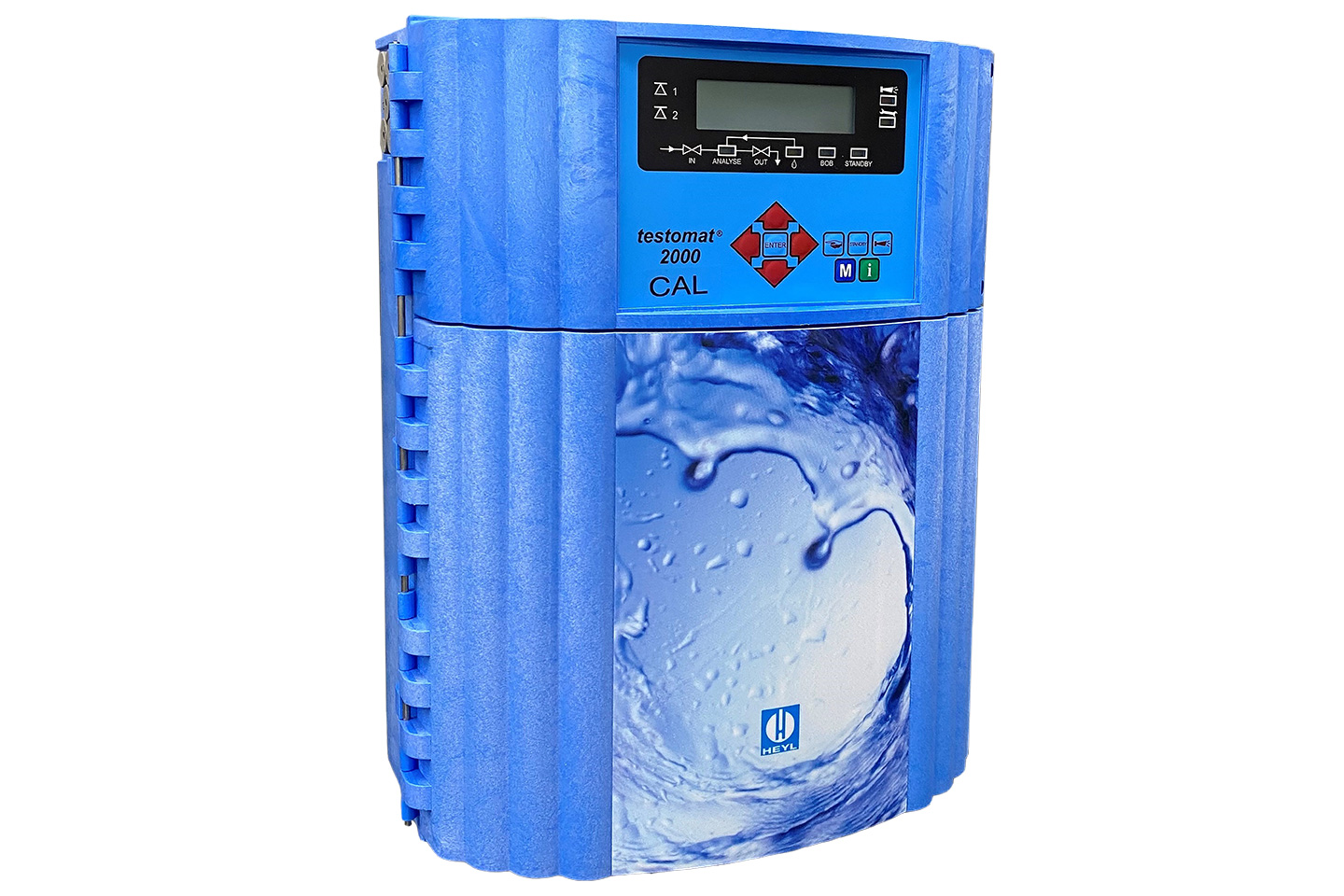 Testomat 2000® CAL Testomat 2000 CAL, Frontansicht des Analysegeräts, automatische Titration für Wasserhärte