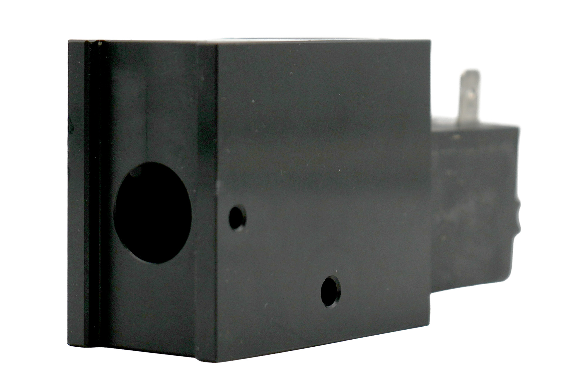 Magnetventil 2-2 Wege, 24 V für Testomat® LIMIT unsere Artikelnummer 40689 Blick auf die rechte Seite des Produktes