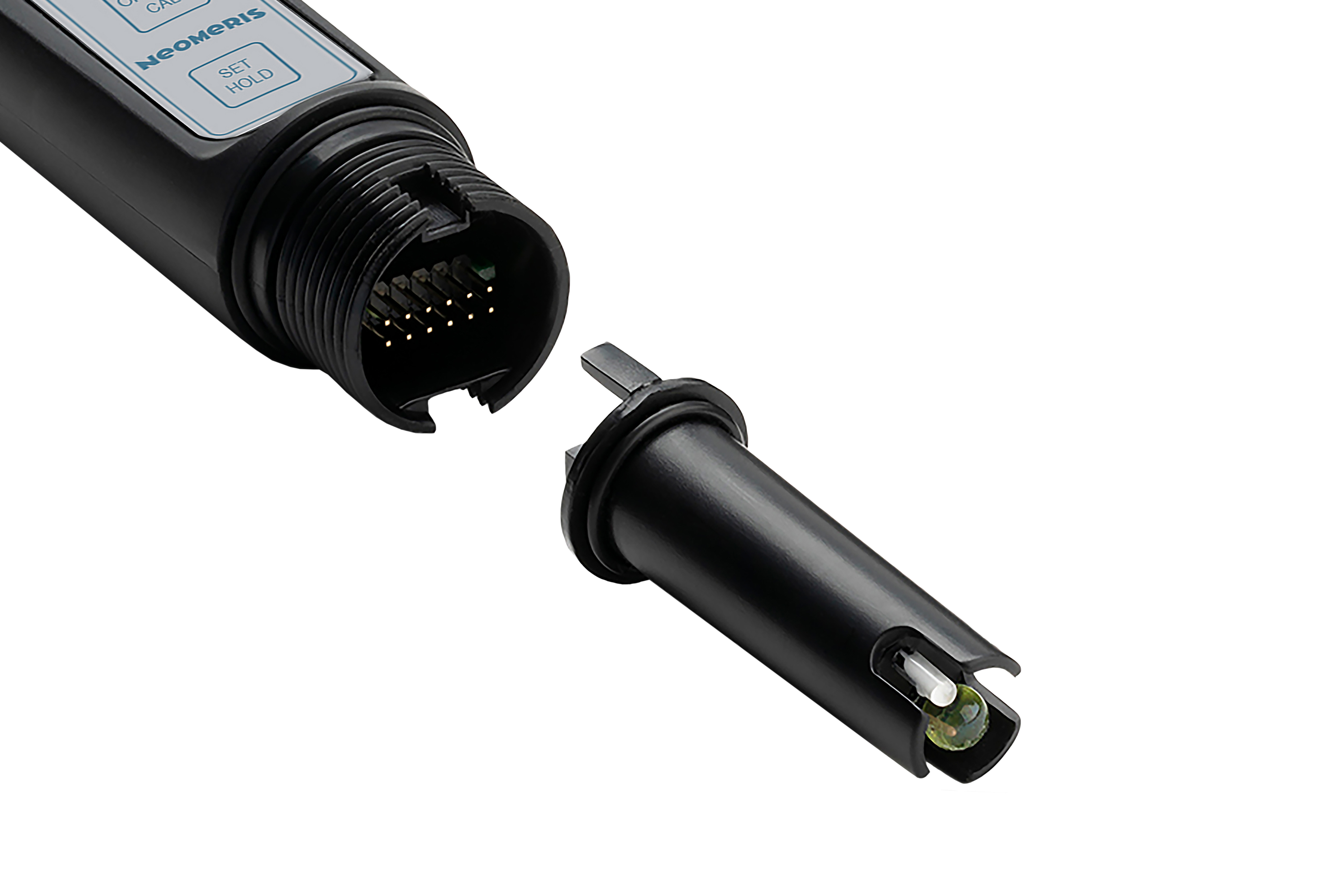 pH-Ersatzelektrode für pH/T Pocket-Tester pH-Ersatzelektrode für Pocket-Tester, klare Darstellung der Elektrodenstruktur