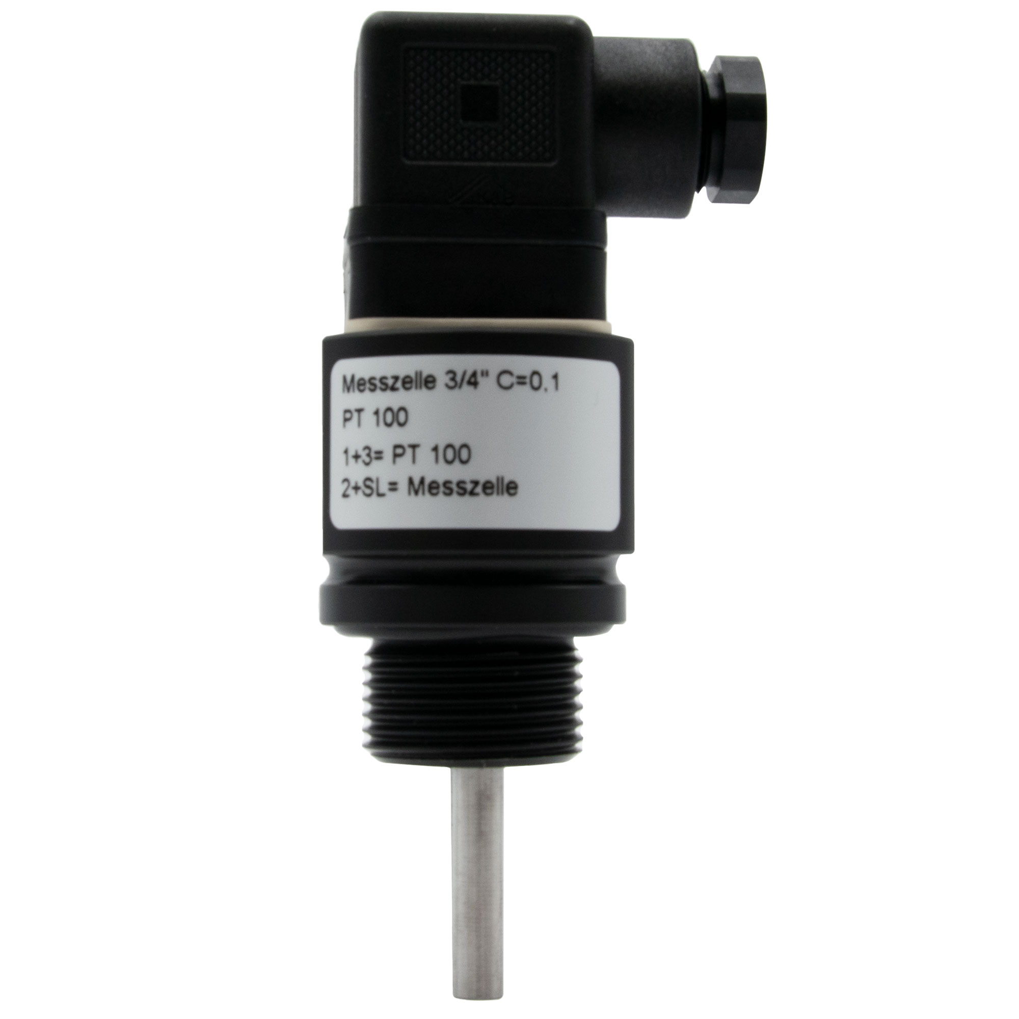 N-LF3401 conductivity measuring cell C=0.1 with PT100, 3/4 inch screw-in cell and solenoid valve connector