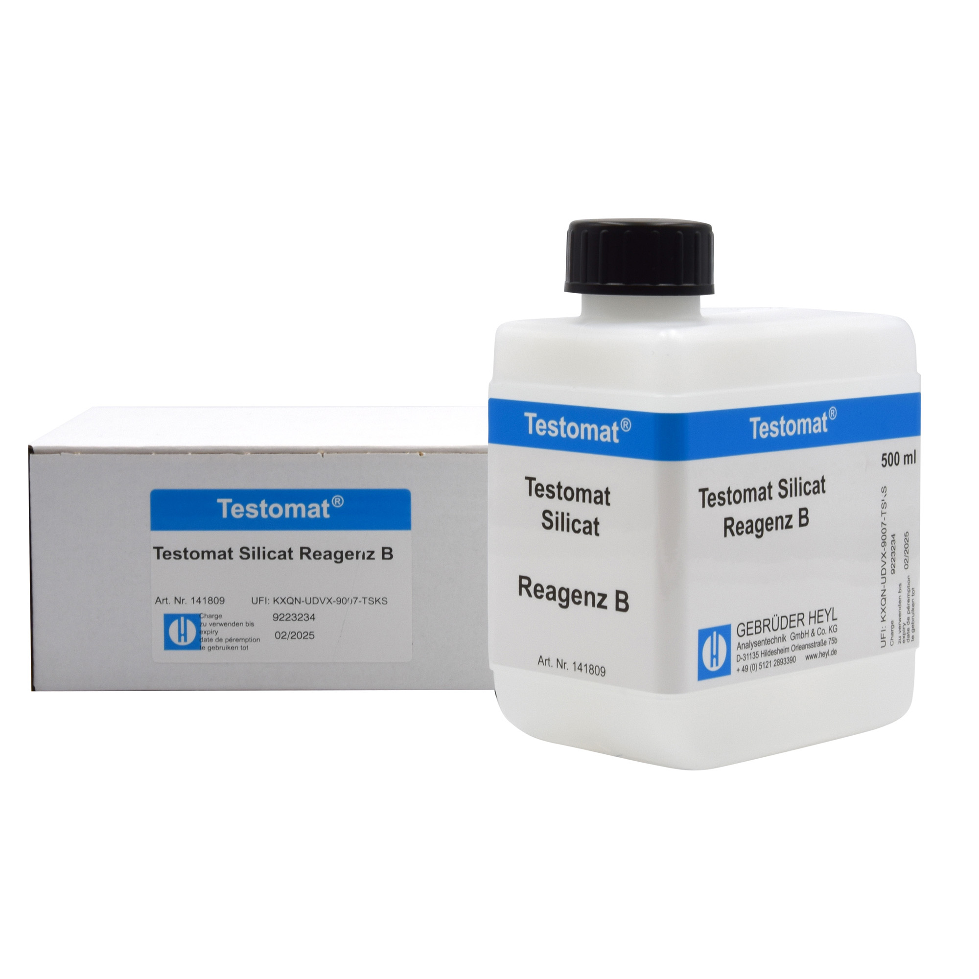 Testomat® 808 SIO2 Reagent B, original container 500 ml, measuring agent for silicate content