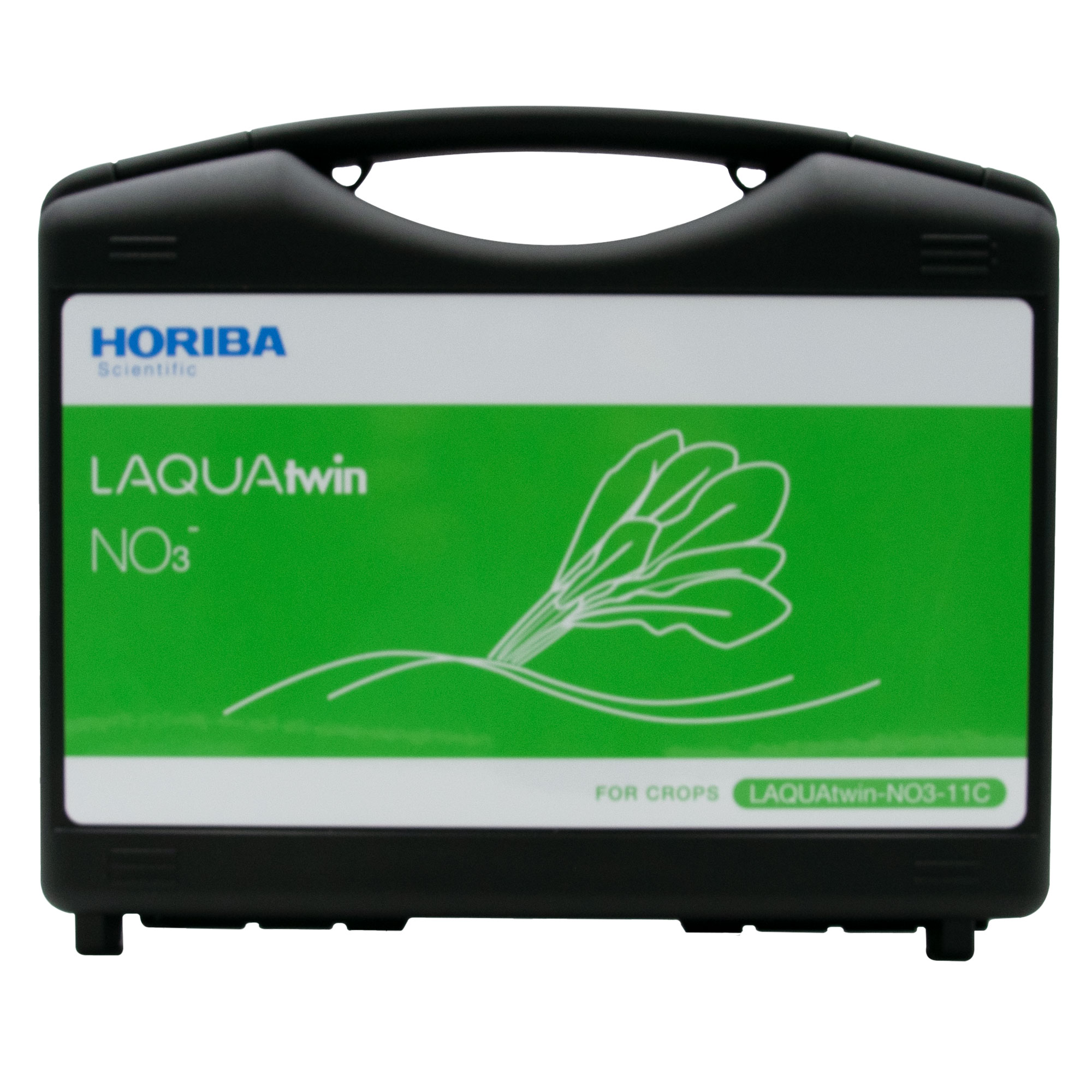 Horiba LAQUAtwin Nitrat Tester, geschlossener Koffer Frontansicht, kompakt und robust