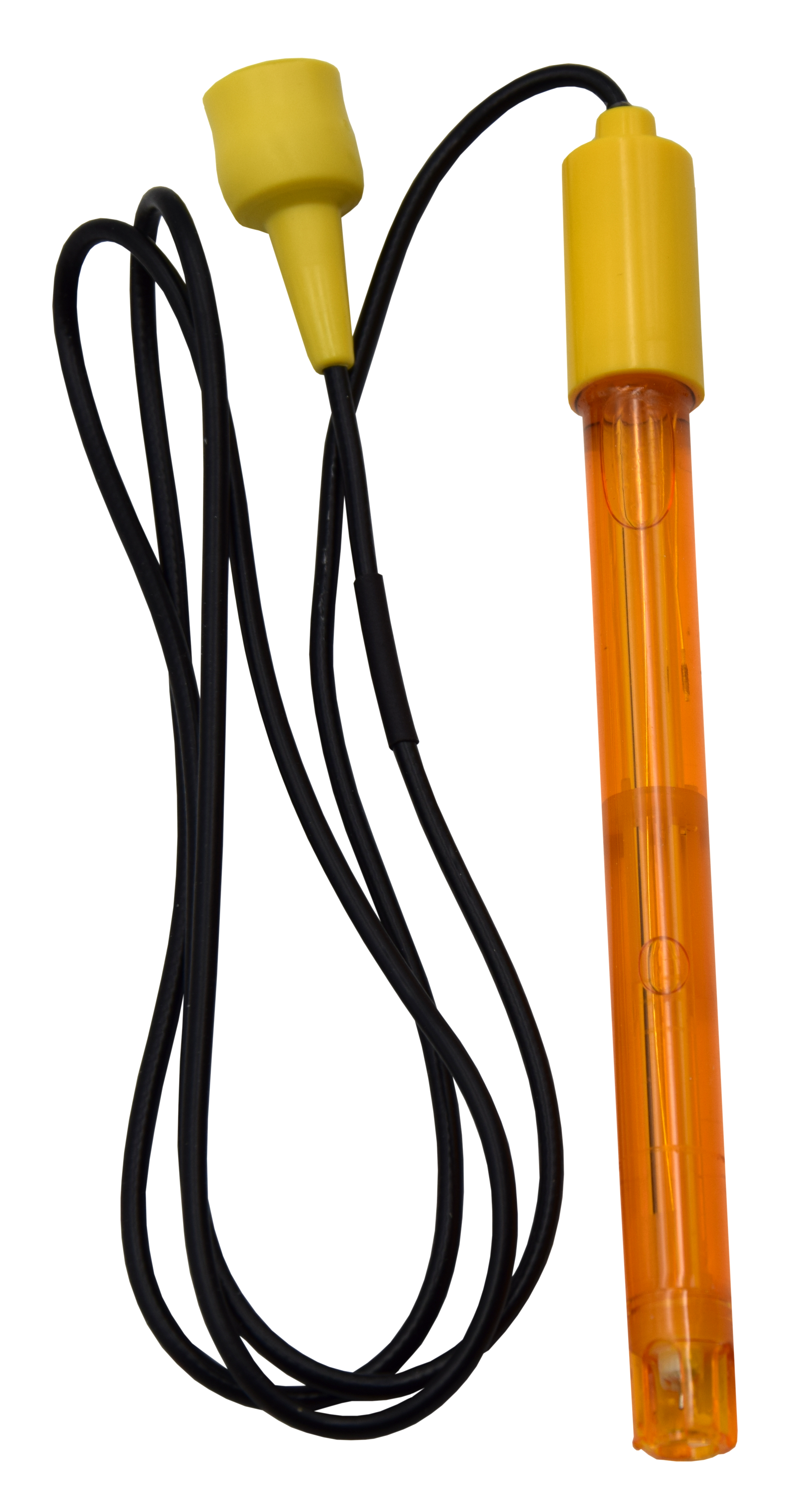 die Elektrode für Redox 7 Vio Messgerät in orange mit Kabel