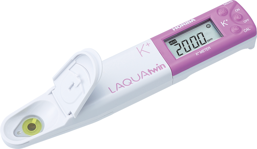 Horiba LAQUAtwin Kalium Ionen (K+) Tester mit 2 Kalibrierpunkten und Temperatur Messung (K-11)