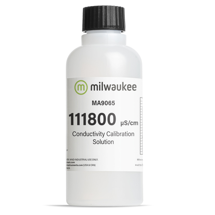 Milwaukee 111.8 mS/cm Leitfähigkeitskalibrierlösung 230ml (MA9065) Artikelnummer: 896161