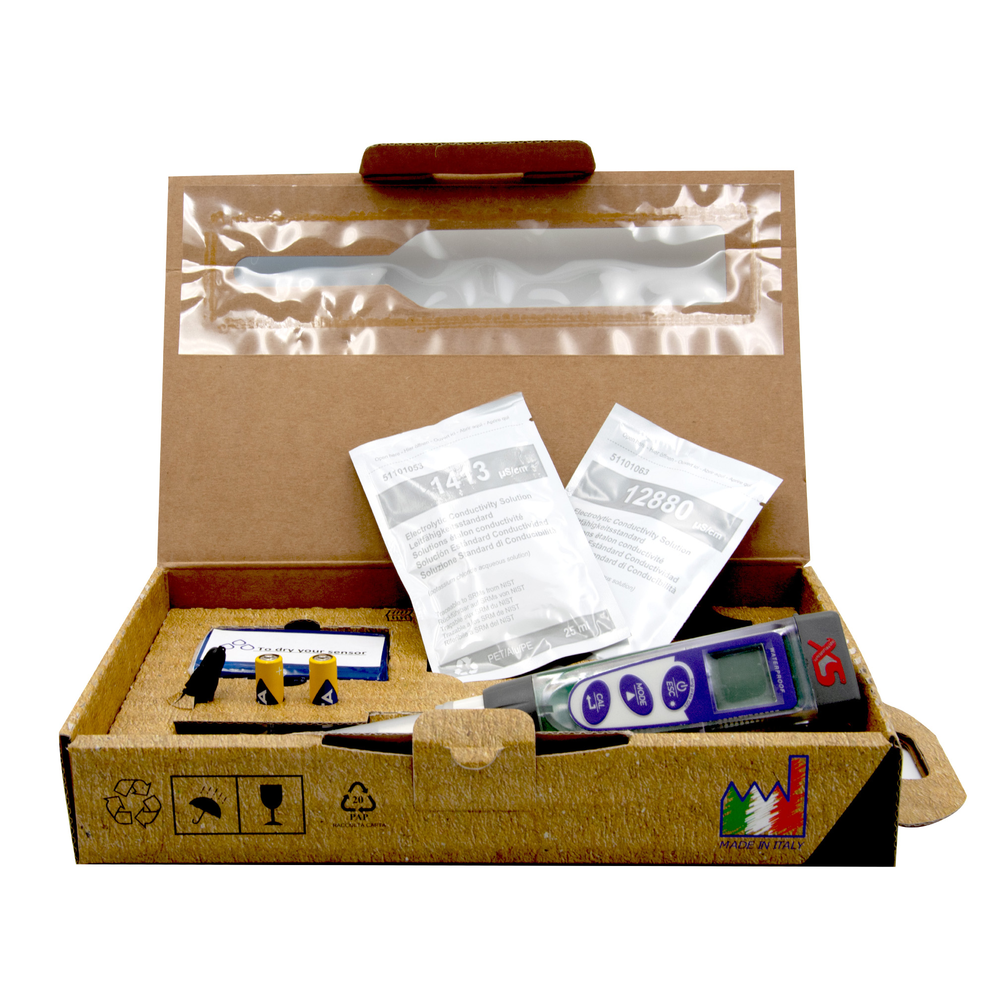 XS COND 5 Tester Kit – Leitfähigkeit/TDS/Salinität/Temperatur Pocket Tester