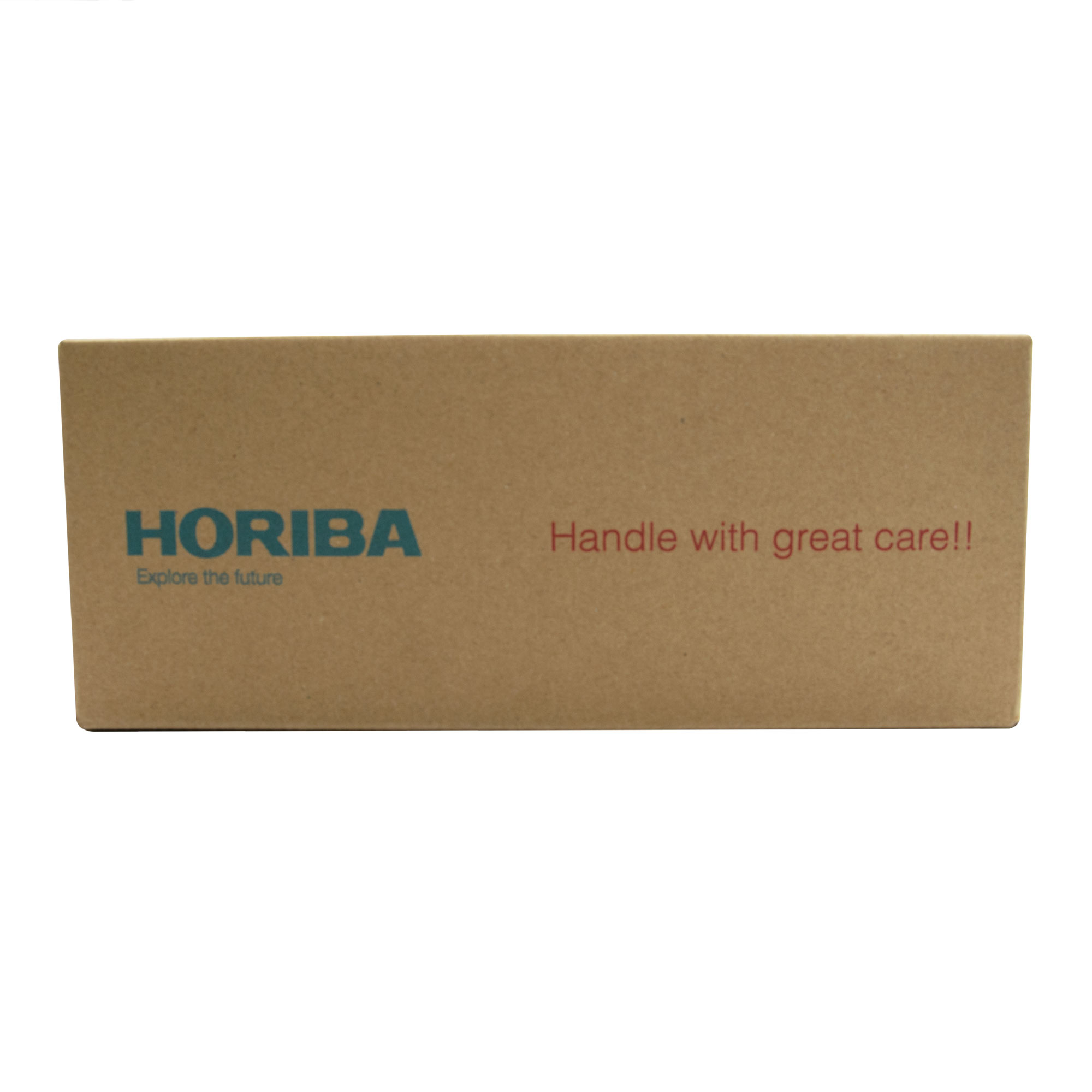 Frontansicht der original Verpackung Horiba Y049, Produktetikett gut lesbar