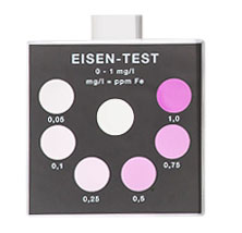 Eisen 0–1 mg/l - Farbvergleichsgerät Testoval