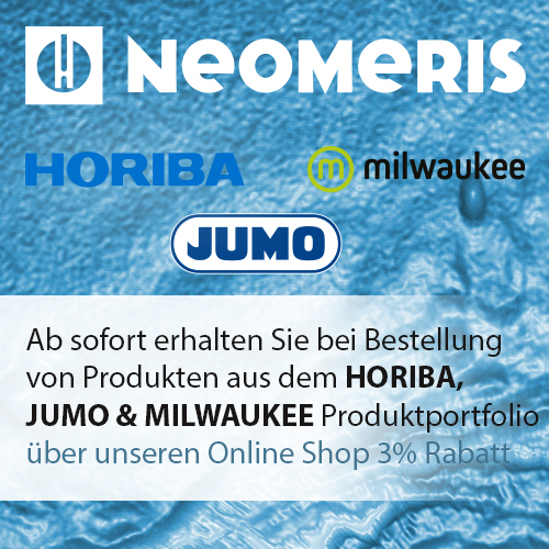 ein HeylNeomeris Banner in blauer Farbe mit Neomeris oben. Unten die Dritthersteller gelistet