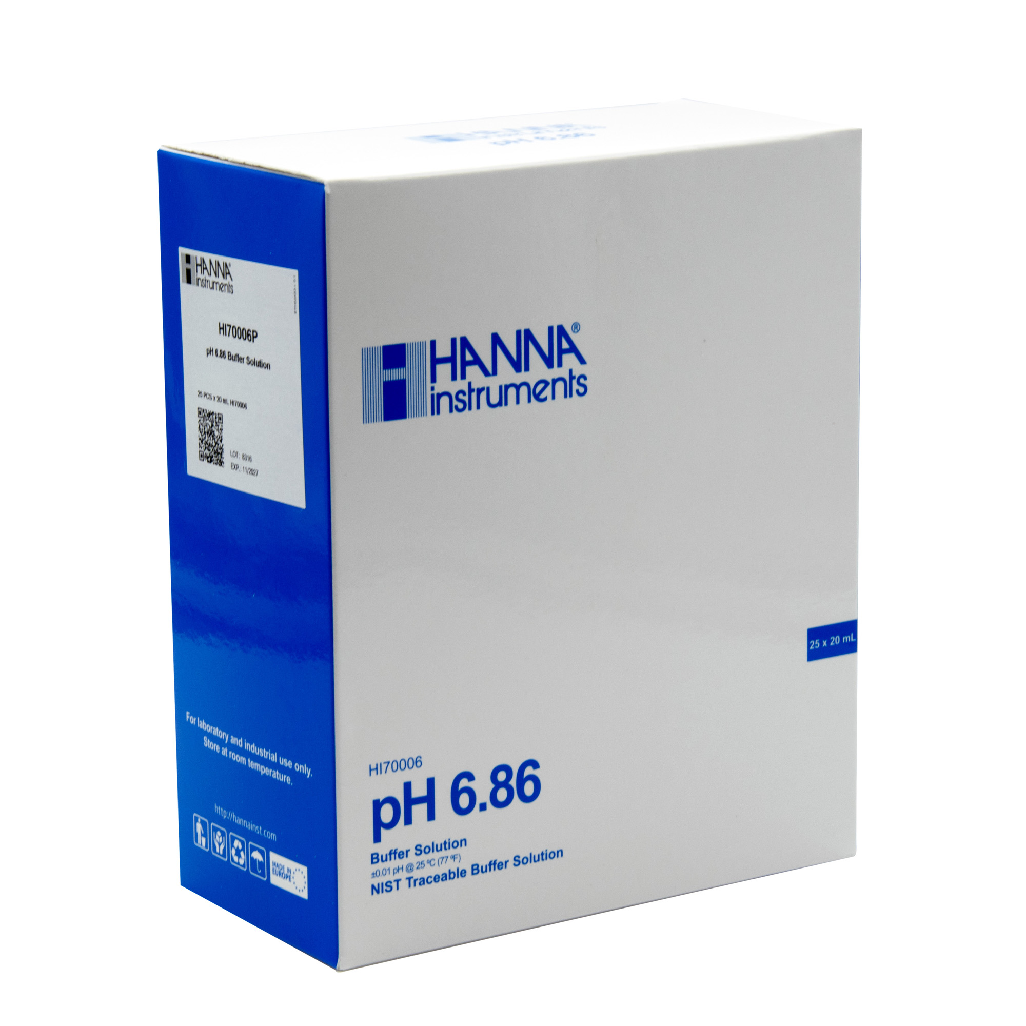 HANNA HI70006P Cardboard packaging closed, product name visible