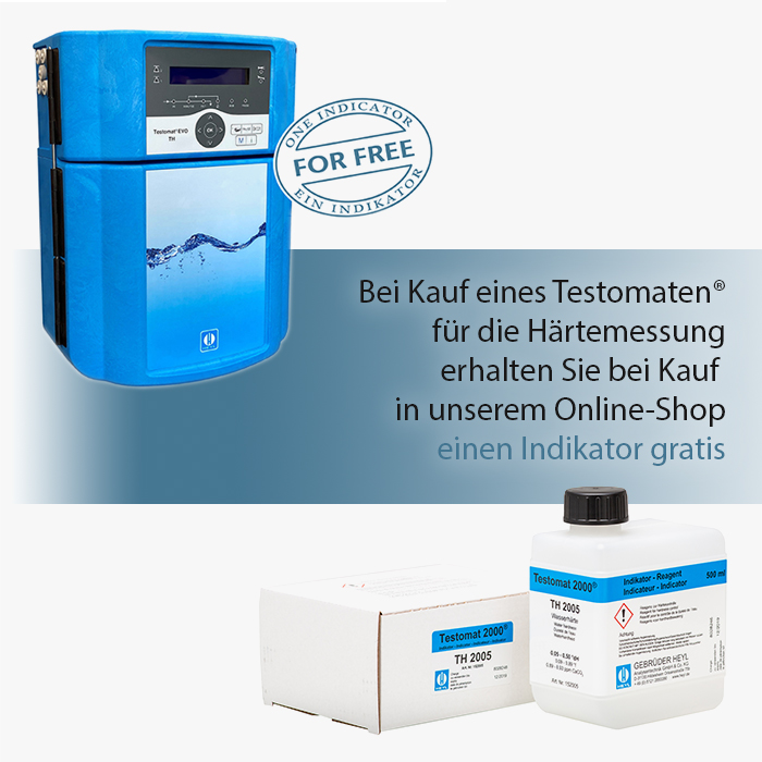 Indikatoren und Indikatorchemie ermöglichen durch Titration in eine Wasserprobe einen Farbvergleich bzw. -abgleich.  Foto zeigt eine Auswahl aus unserem Sortiment