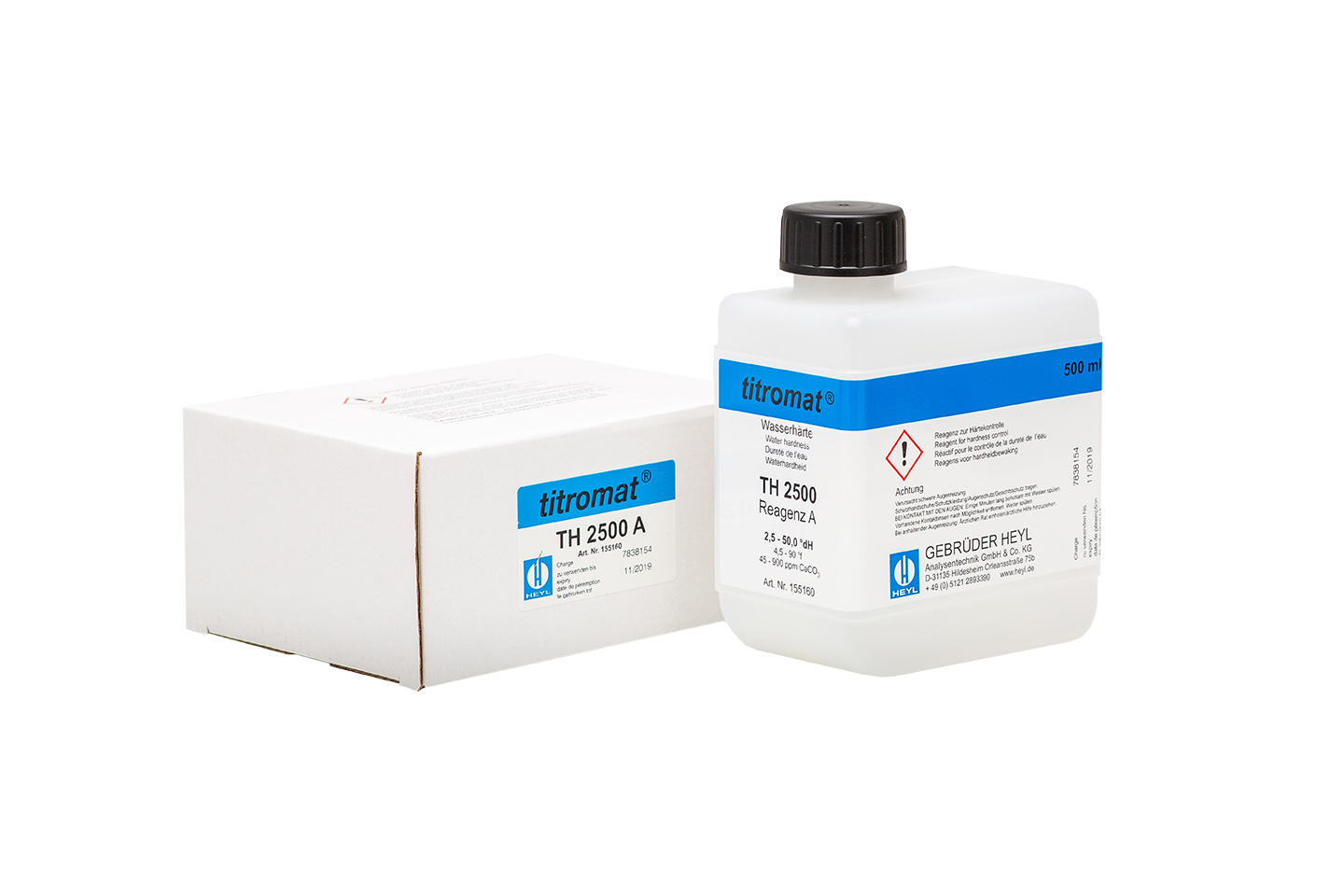 Titromat TH 2500 Reagenz A 500 ml Titromat TH 2500 Reagenz A Laborflasche mit Dosierverschluss