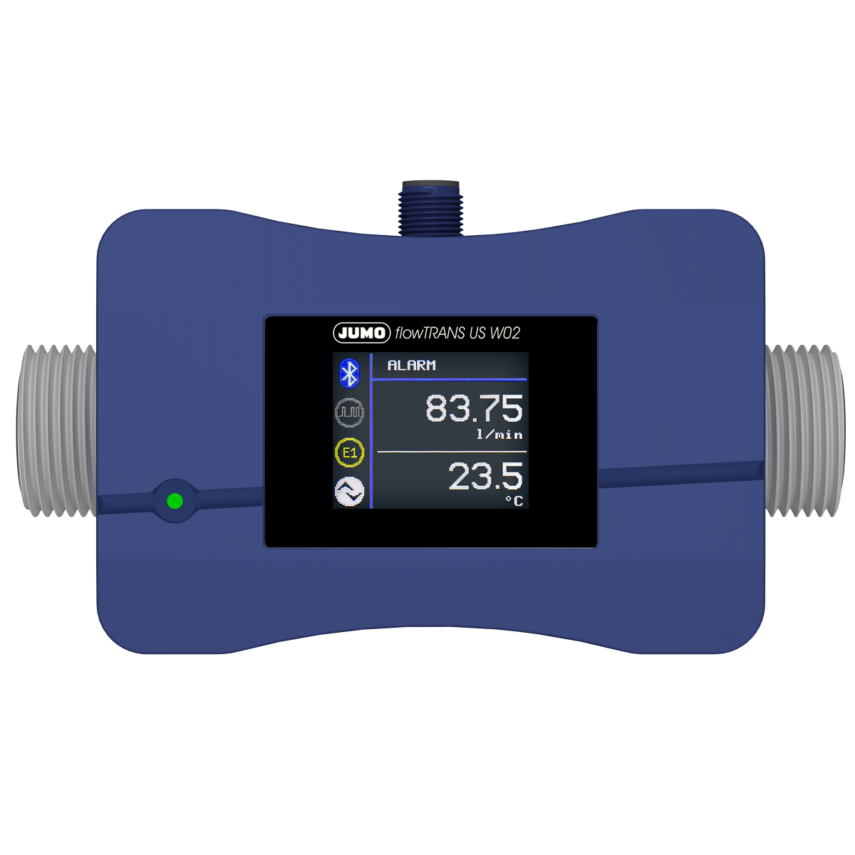 JUMO flowTRANS US W02 Ultrasonic flowmeter DN 15 (1/2 in.)