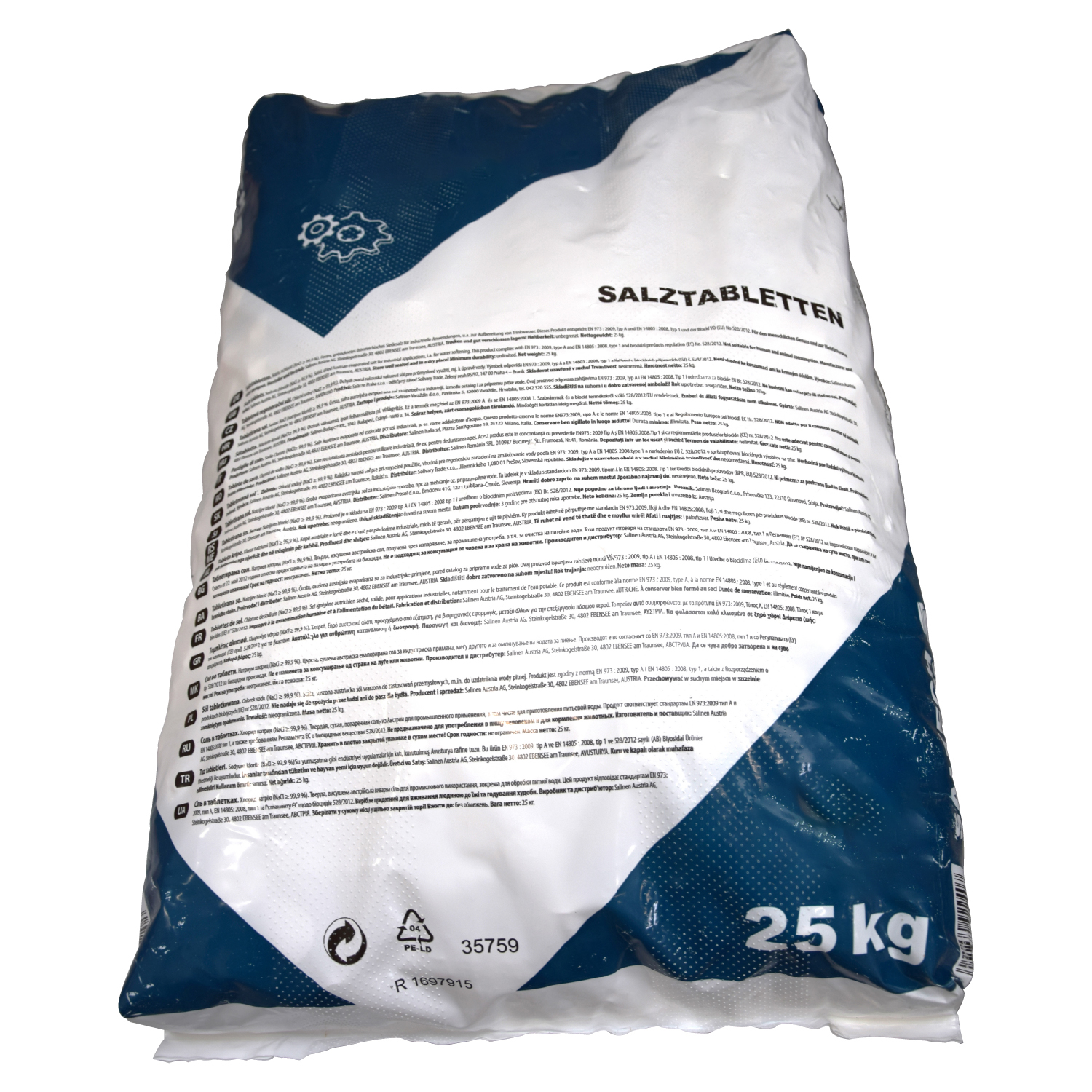 Salztabletten (25kg), EN 973 A