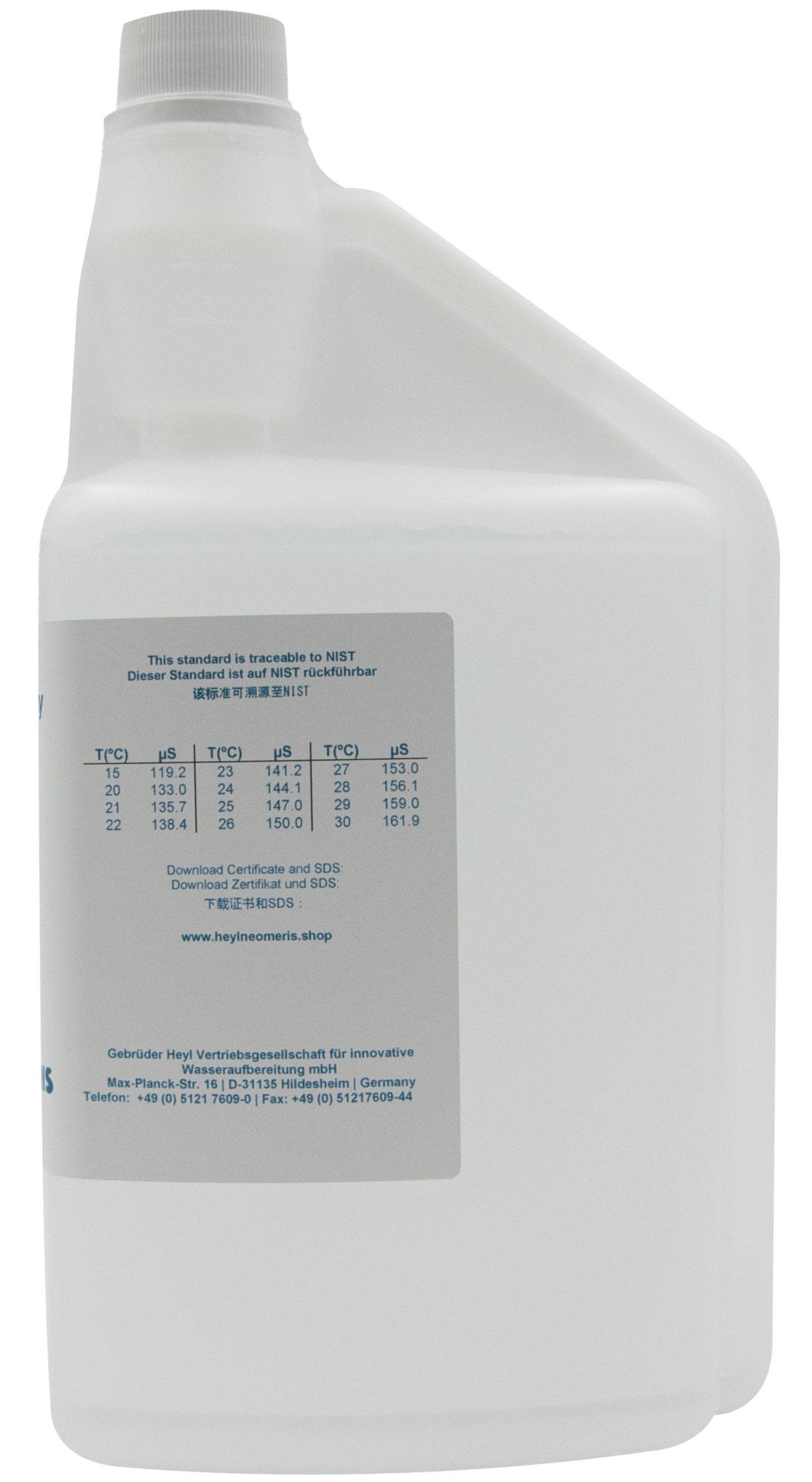Neomeris Leitfähigkeitskalibrierlösung 1000 ml, hygienisch verschlossene Flasche