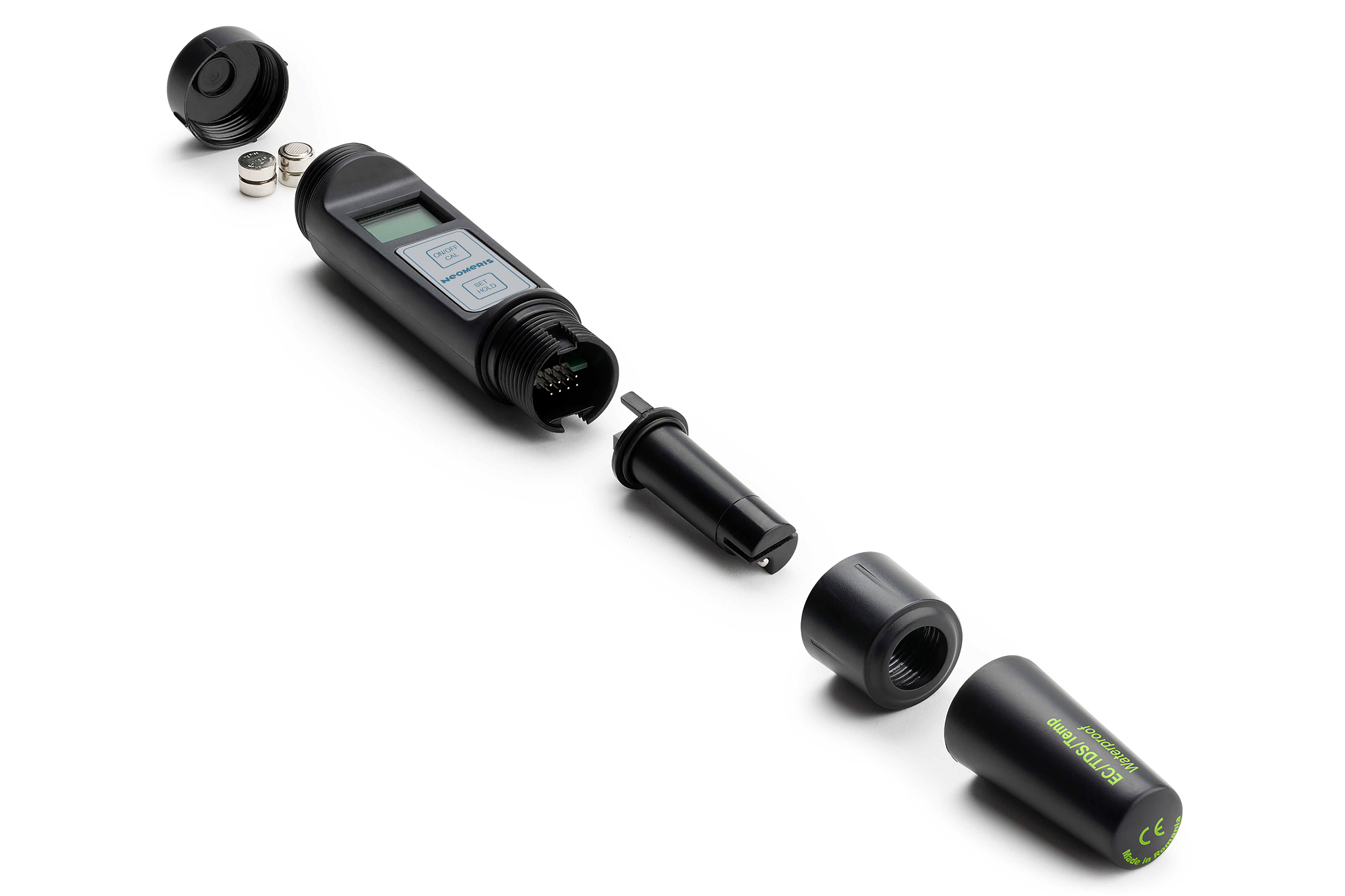 Basic conductivity-high/TDS/temp. pocket tester for high measuring range