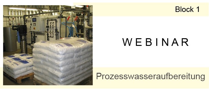 Webinar processing of sterile goods - Block 1 - Process Water Treatment Webinar Sterilgutaufbereitung Block 1, Prozesswasseraufbereitung, Bild zeigt eine Prozesswasseraufbereitungsanlage