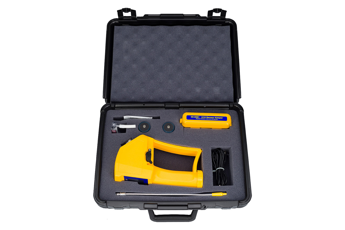 D16 Porta Sens III, Gesamtansicht des Geräts, 89x229x140 mm, 3,2 kg in einem Koffer