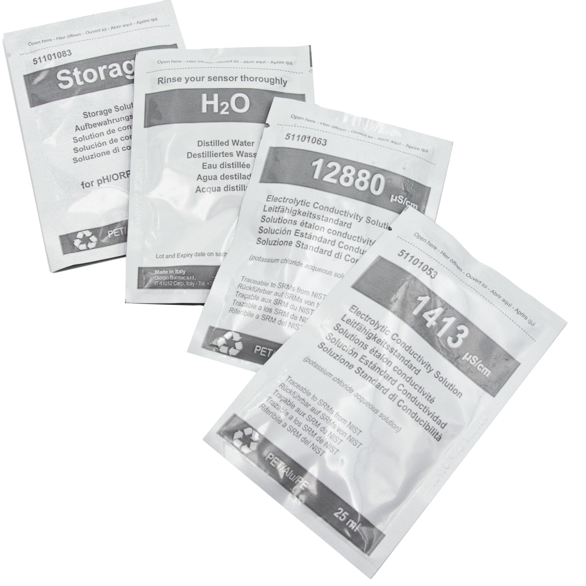Professional pH/Leitfähigkeit/TDS/mV/Redox/Temperatur Handmessgerät im Koffer inklusive Elektroden