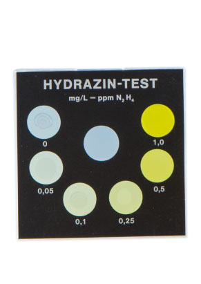 Hydrazine - color comparator Testoval