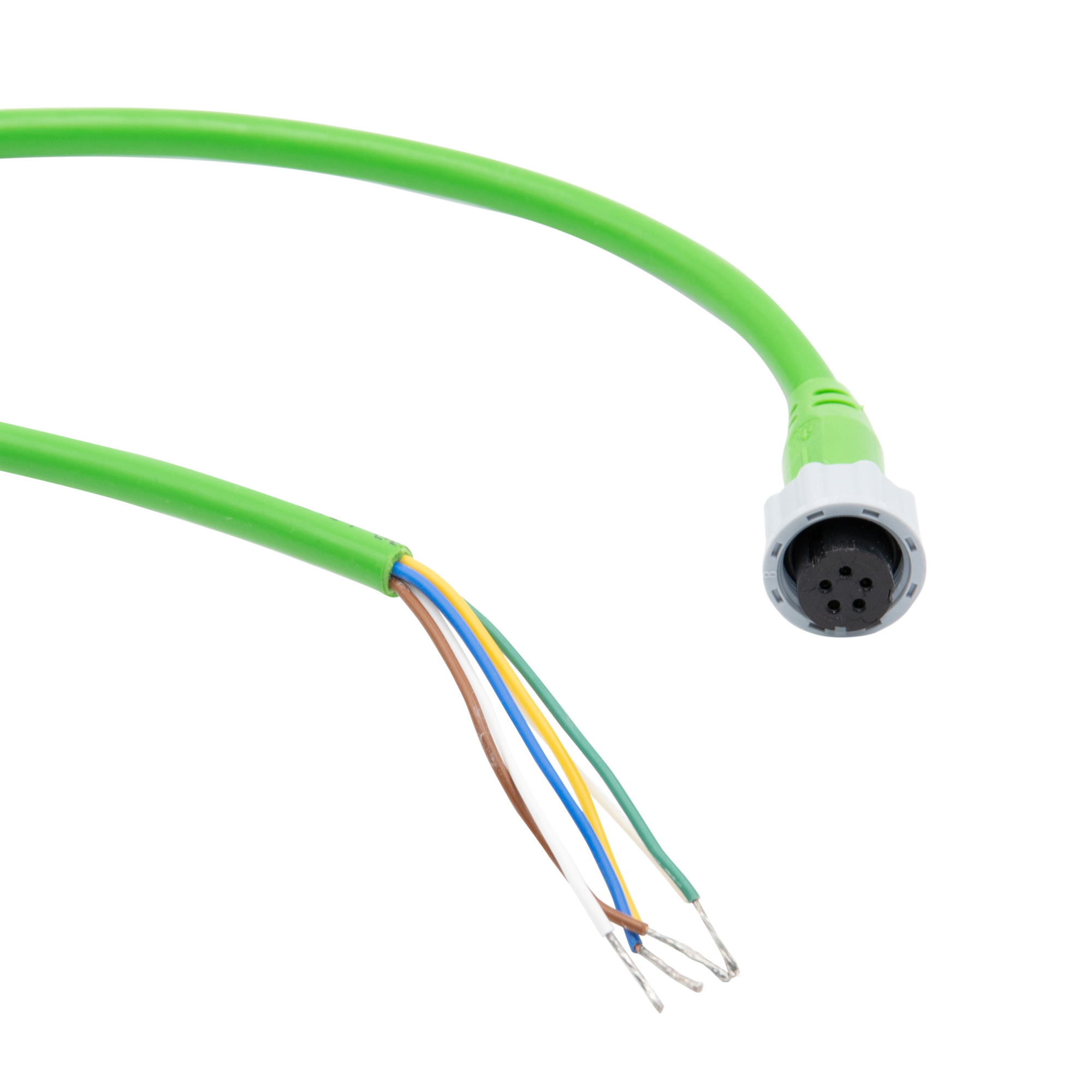 Strom- und Datenkabel der PRISMA Dosierpumpe, grün