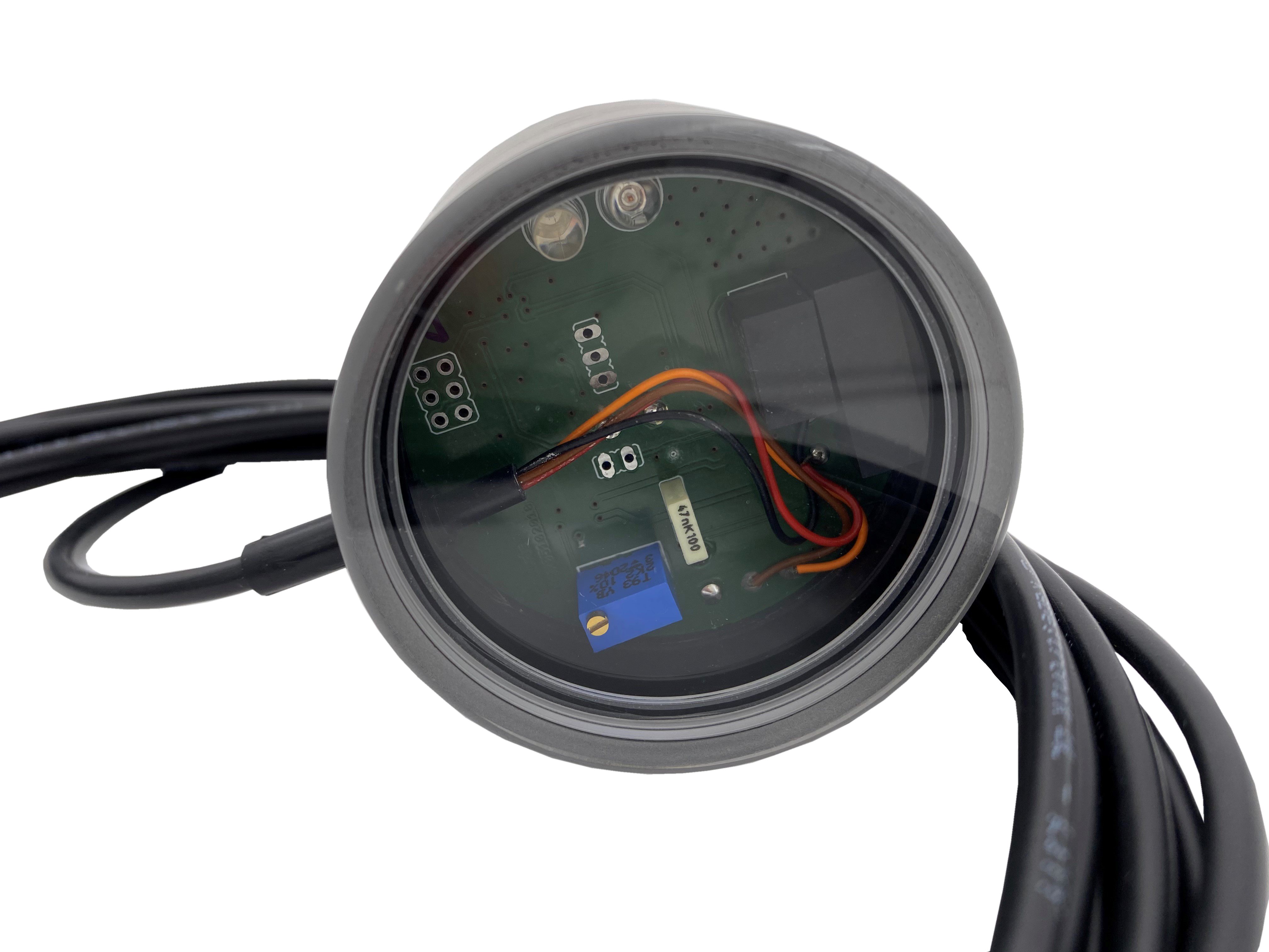 N-LF420 0-50µS Leitfähigkeitsmessgerät mit 4-20mA Ausgang, LED Konfiguration und Einschraubgewinde gemäß Ihren Anforderungen, LED Anzeige grün und rot, POM Gehäuse schwarz