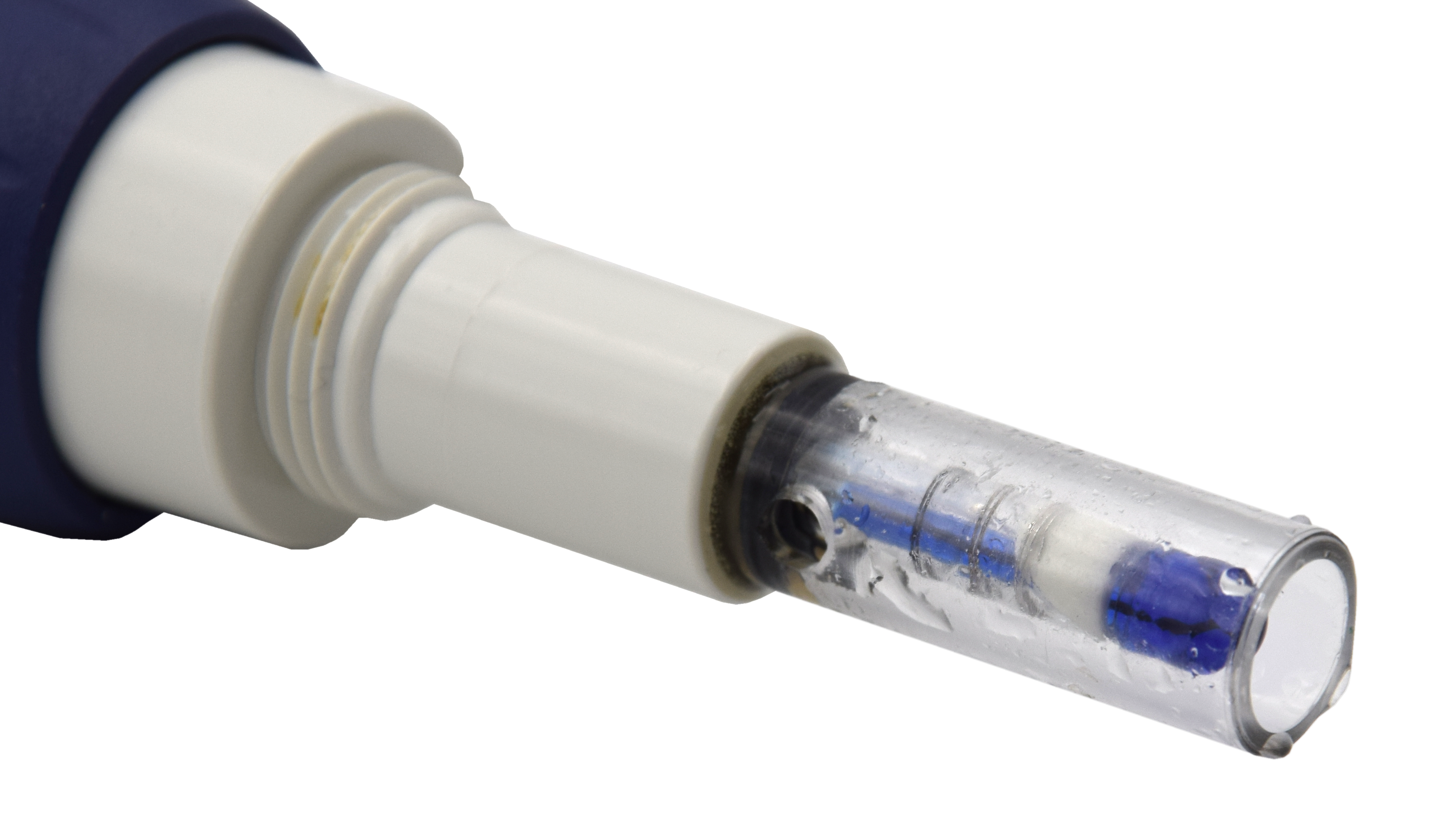 pH/mV/Redox/Leitfähigkeit/TDS/Salzg/Temp. Austauschelektrode für Advanced Pocket-Tester pH/mV/Redox/Leitfähigkeit/TDS/Salzgehalt/Temperatur Austauschelektrode für Advanced Pocket-Tester Sicht auf Sensorelektrode, mehrparametrisch, wechselbar, kompakt