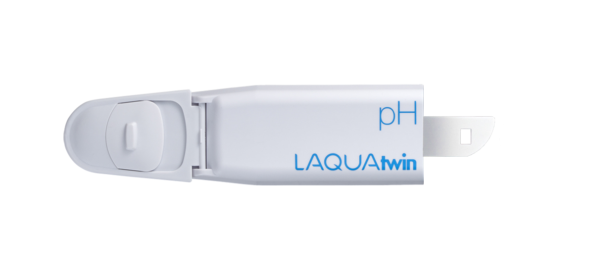 LAQUAtwin S010 pH-Ersatzsensor, Detailansicht mit flacher Elektrodenspitze