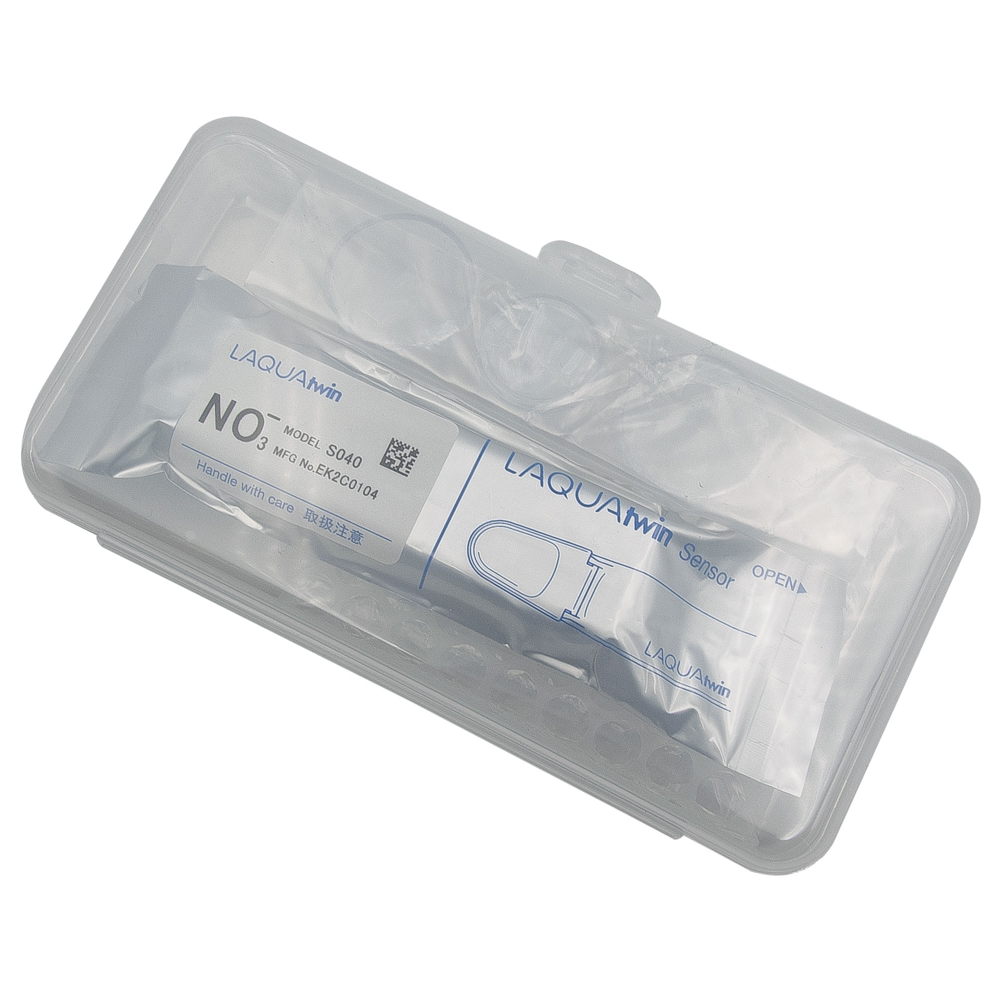 Horiba LAQUAtwin NO3 Sensor im Etui, von oben sichtbar