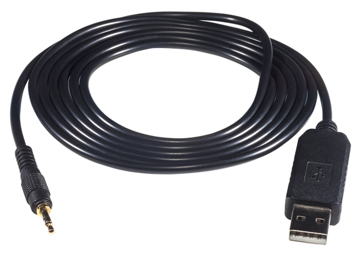 Horiba 1,5 m PC-Kabel, Phono-zu-USB, Detailansicht, kompatibel mit Serien 220 und 2000