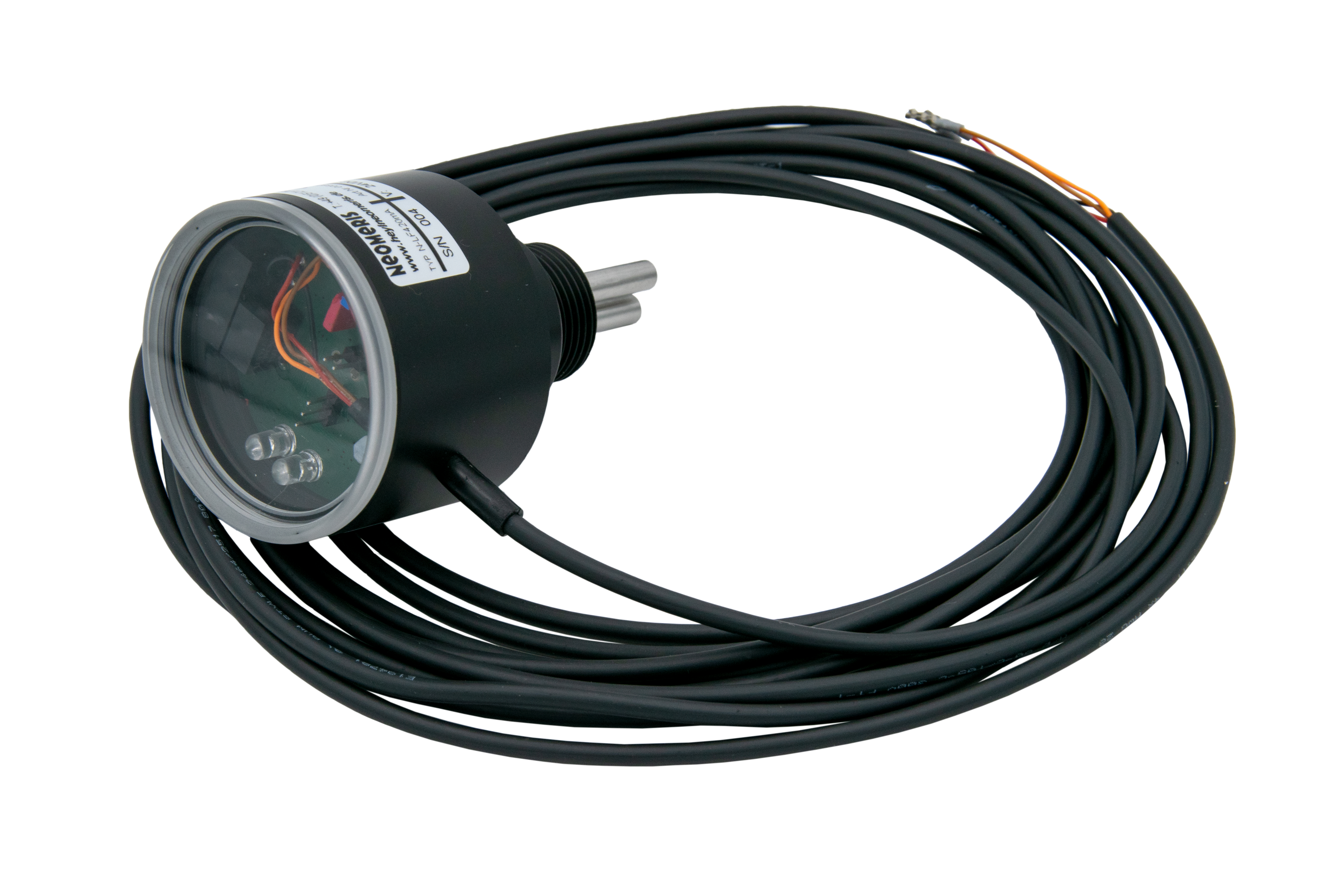 N-LF420 0-2000µS conductivity meter with 4-20mA output, LED display and 3/4 inch screw-in thread