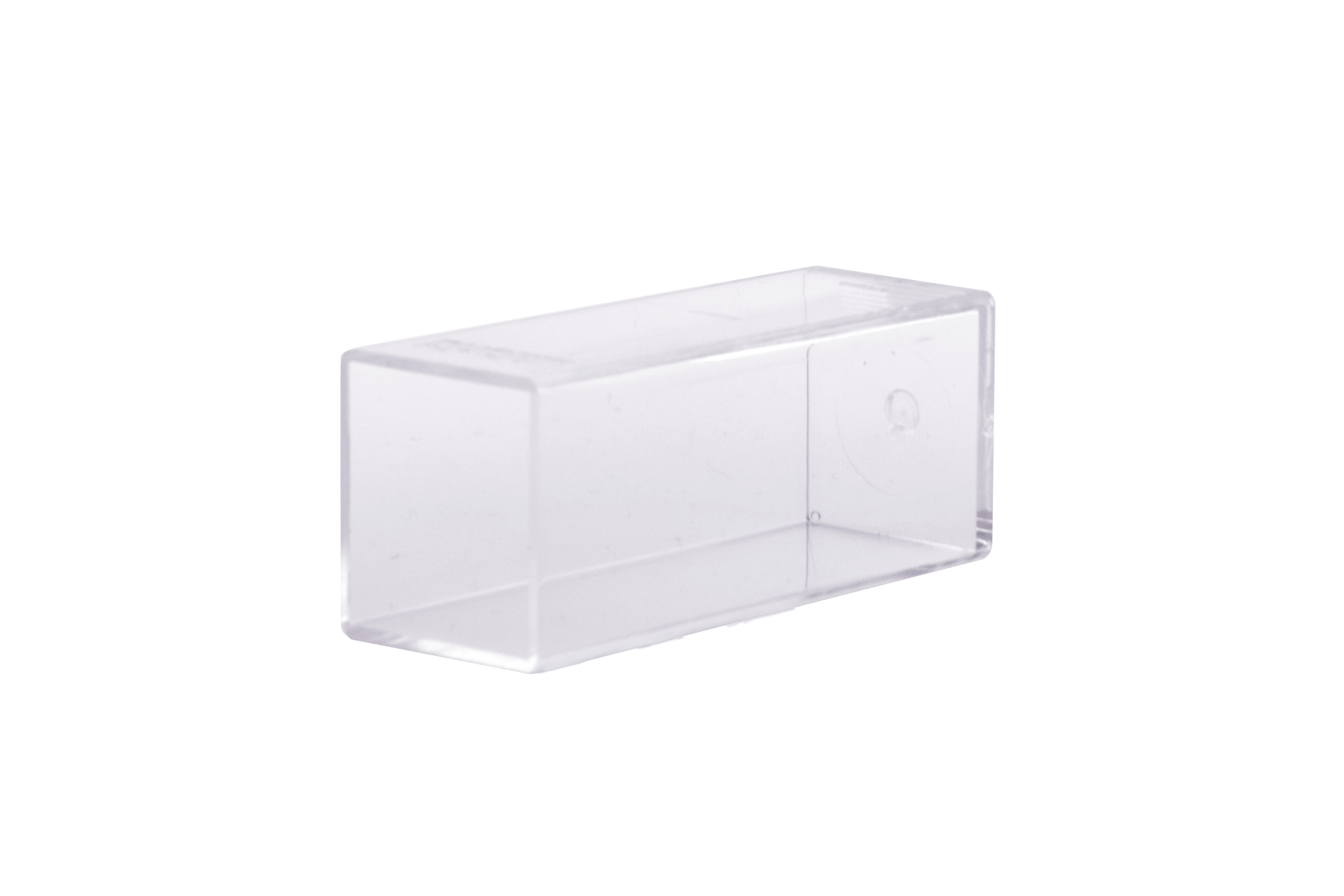 Testoval replacement cuvette chloride, side view, replacement cuvette for colour comparison set