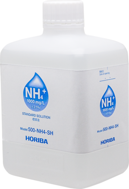 Horiba 1000 mg/L Ammonium Ion Standard Solution, 500ml (500-NH4-SH) Product number: 895916