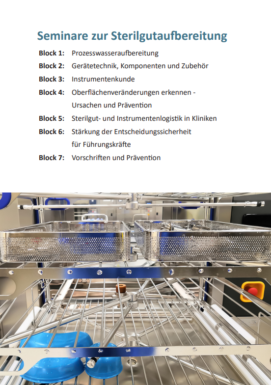 Schulungen zur Prozesssicherheit in der AEMP / Sterilgutaufbereitung