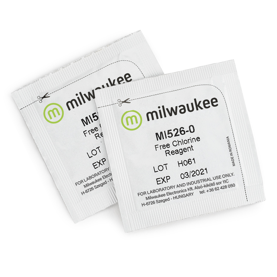 Milwaukee Mi526-25 Pulverreagenzien für den digitalen freies Chlor Tester (25 Stück)