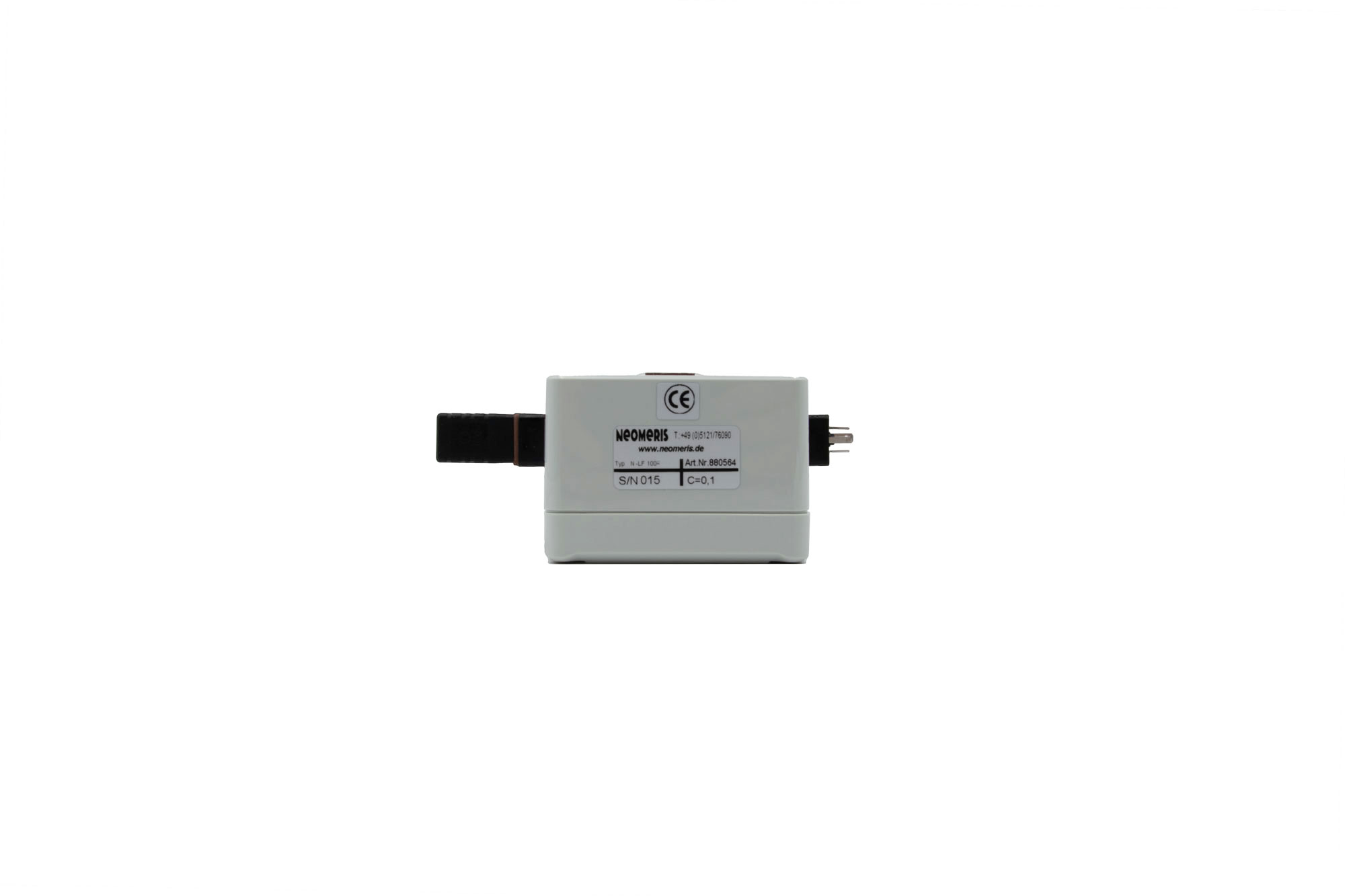 N-LF100R conductivity meter with relay output 0-100 µS - integrated 3/4" screw-in measuring cell