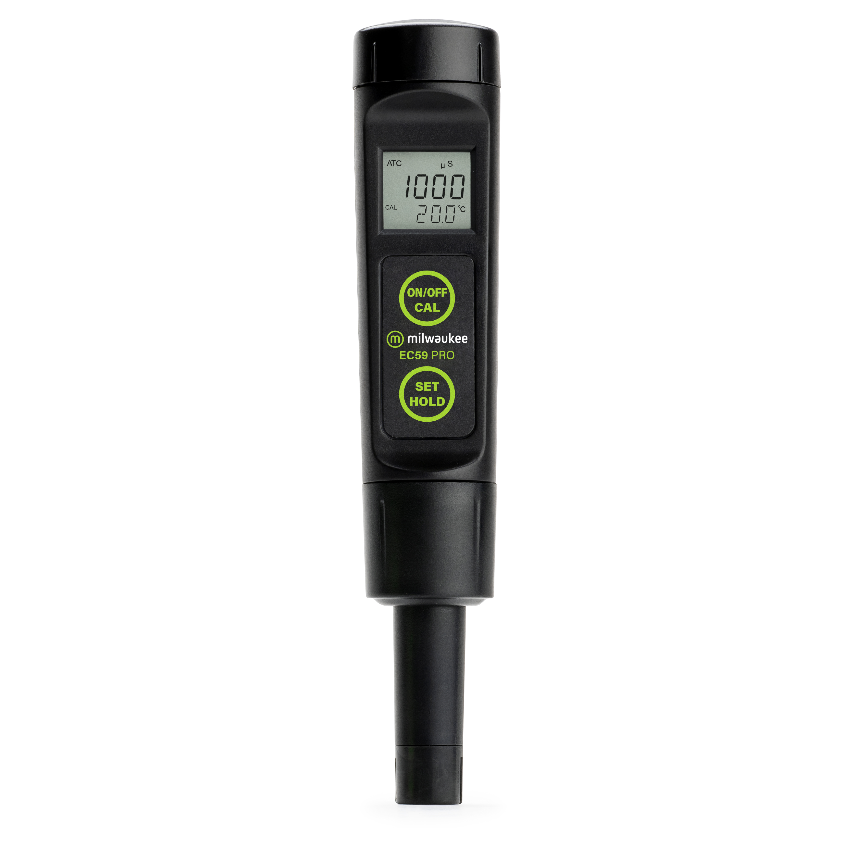 Milwaukee EC59 wasserfestes Leitfähigkeit, TDS und Temperaturmessgerät mit automatischer Temperaturkompensation und austauschbarer Sonde