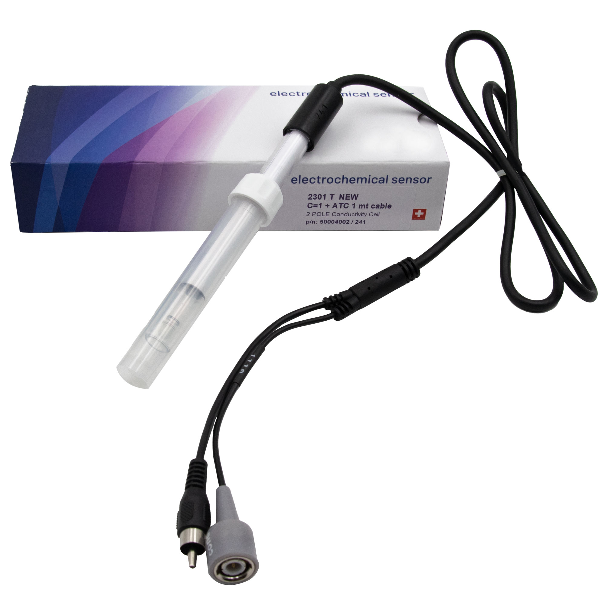 zweite Elektrode im Fokus, einzeln fotografiert