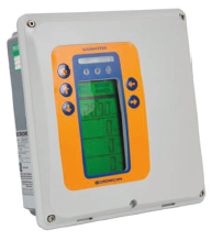 Gasmaster III Gasmaster III, Detailansicht des Displays, Anzeige 0-1 ppm Ozon, LED-Anzeigen