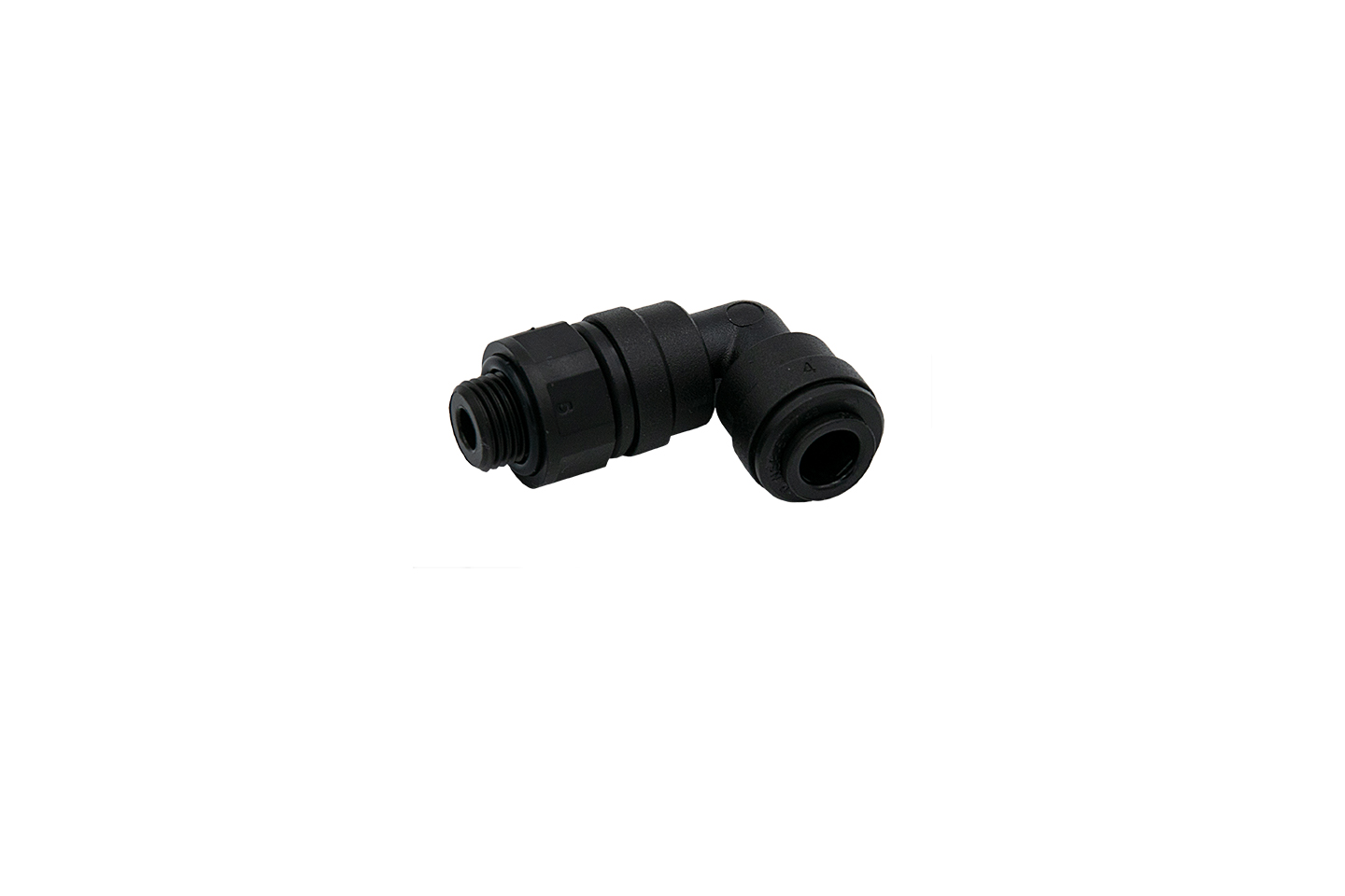 Einschraubverbinder Winkel G 1/8“-6mm für Messkammer, geeignet für Testomat 2000, ECO, EVO TH und Titromat 