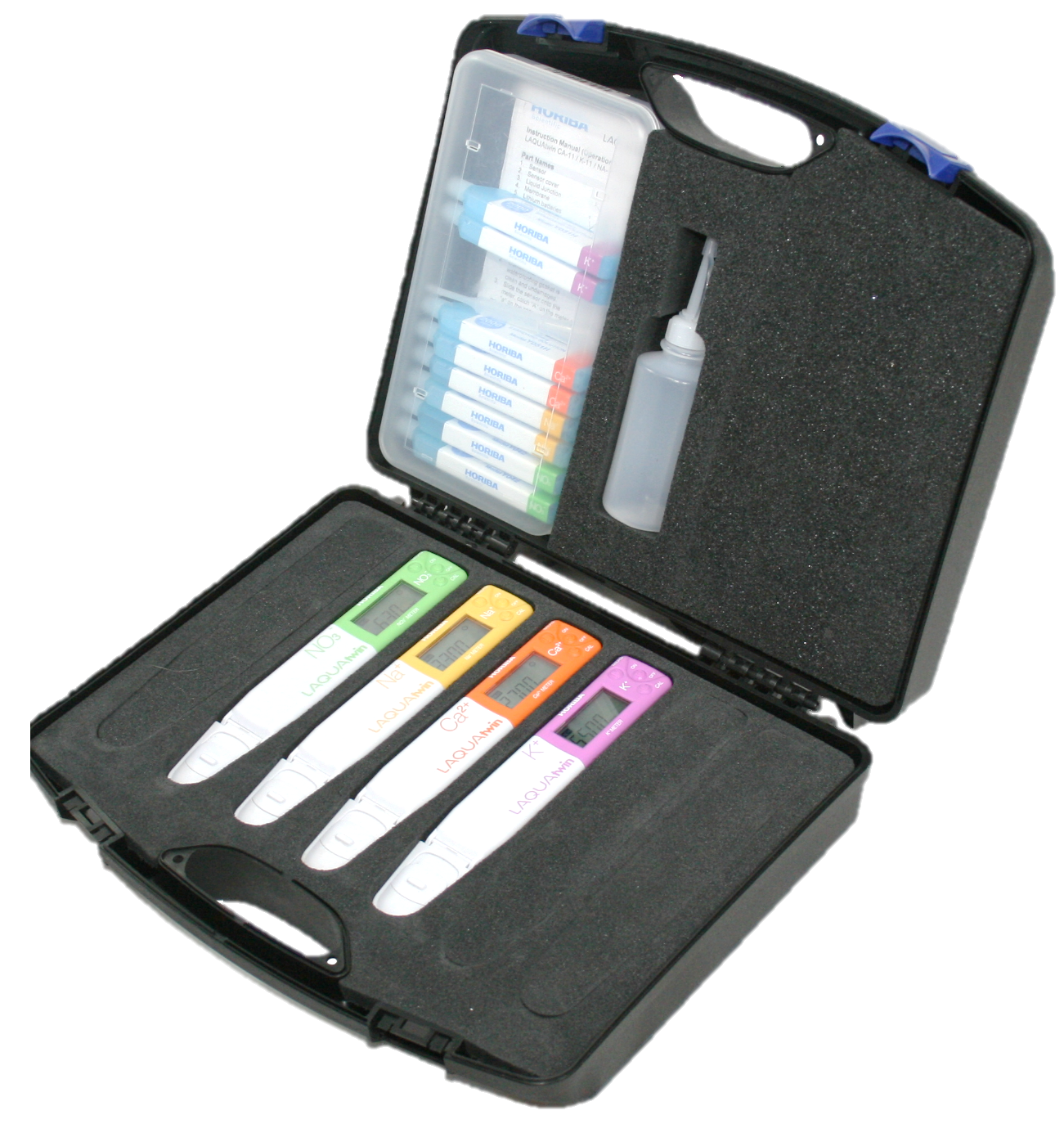 Horiba 4M LAQUAtwin Kit mit Natrium-, Kalium-, Nitrat- und Calcium- Ionen Tester
