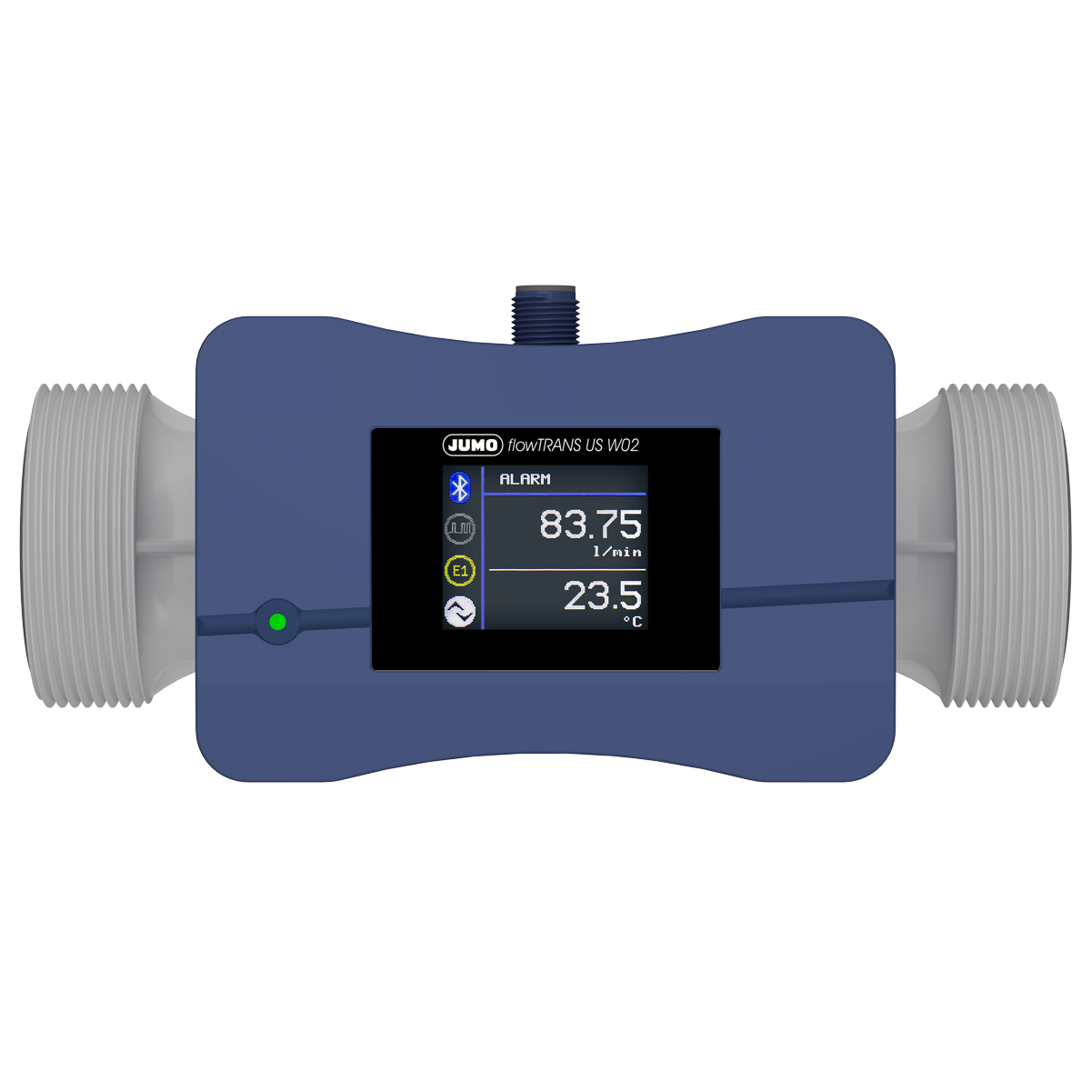 JUMO flowTRANS US W02 Ultrasonic flowmeter DN 32 (1 1/4 in.) | 802177 ...