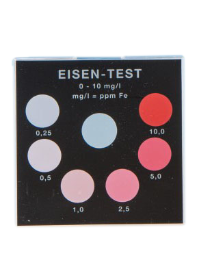 Eisen 0–10 mg/l – Farbvergleichsgerät Testoval