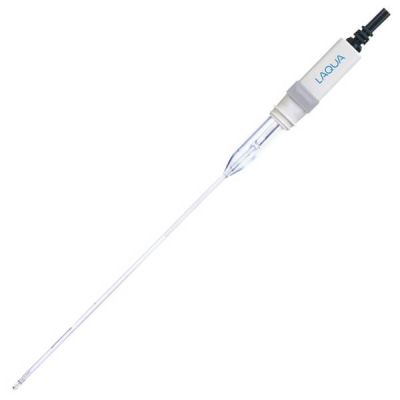 Horiba 6069-10C pH-Elektrode für sehr schlanke Reagenzgläser, Glasgehäuse, BNC-Stecker