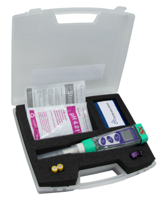 XS pX 4 Tester im Tragekoffer  –  Handmessgerät zur pH/Redox/Temperatur Messung