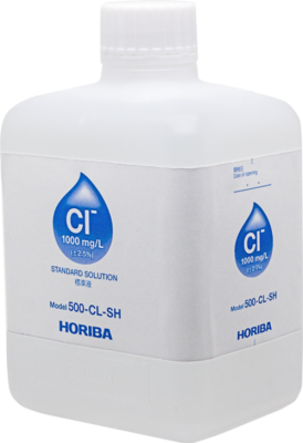 Horiba 1000 mg/L Chloride Ion Standard Solution, 500ml (500-CL-SH) Product number: 895920